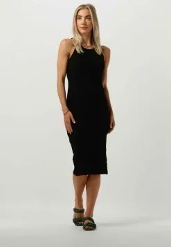 Minus Jurken Maluna- Etui-Jurk - Zwart