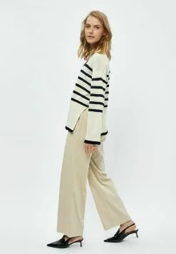 Minus Leonie Collar- Trui - S Gardenia Stripe -Minus Winkel c3e2469585ad49c1b170a383b68459d3