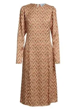 Minus Kassaria Grs- Jurk - Desert Sand Graphic Print -Minus Winkel c437727d52db427a92a2f7c76d404fe5