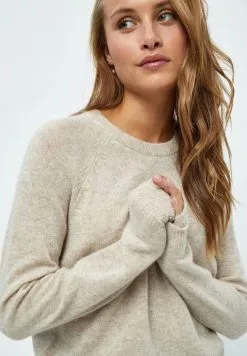 Minus Majsa - Trui - Sand Gray Melange -Minus Winkel c564cb59ad484e5fa6134f49e13466b8