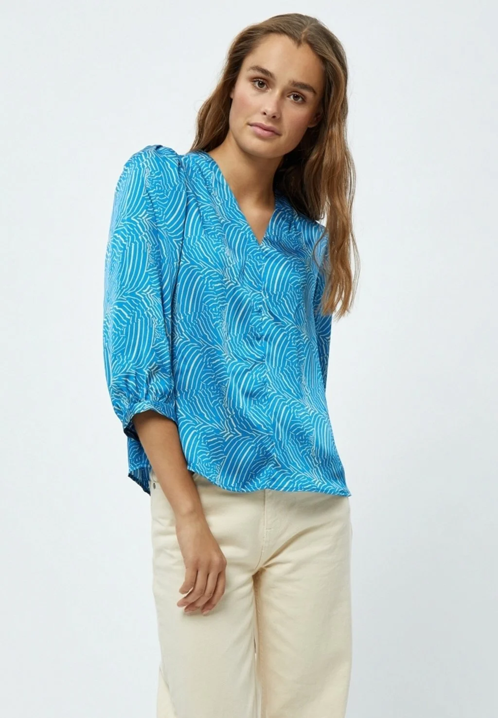 Minus Visala Grs - Blouse - Horizon Blue Print 3 Minus Visala Grs - Blouse - Horizon Blue Print