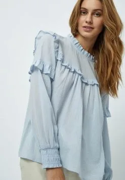 Minus Mathilda - Blouse - Ice Blue -Minus Winkel c7634ab91a134b598925b2f84d9c53bb