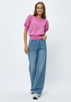 Minus Liva - T-Shirt Basic - Super Pink -Minus Winkel c7ebee790268488fb367099827305a87