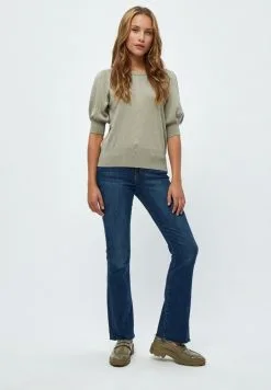 Minus Liva - T-Shirt Basic - Wood Smoke Melange -Minus Winkel c94f4927d87947b0b37fc9c4bbb714cd