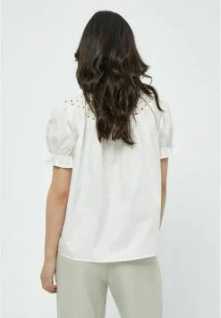 Minus Dottiline - Overhemdblouse - Cloud Dancer -Minus Winkel caa740c100b6448b8682f01fc1b3c574