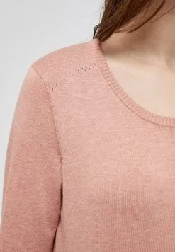 Minus New Laura - Vest - Light Powder Rose Melange -Minus Winkel cb1a641a0cb142828ba1f512bcf2582a