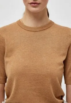 Minus Pamela - T-Shirt Basic - Almond Melange -Minus Winkel ce0bb73c259e4793b272e214b43eae07