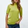 Minus Lima Roll Neck - T-Shirt Basic - Bright Lime -Minus Winkel ceeb5adc2f01488f8cf6f13b0c1b6570
