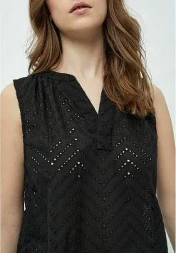 Minus Jelima - Blouse - Black -Minus Winkel cf53e8ca55c44f798c8de3ef7e2b3ca1