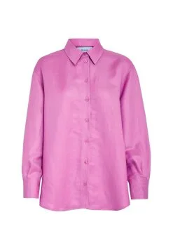 Minus Auguste- Overhemdblouse - Super Pink -Minus Winkel cfb10a7b44e944e7b61bb6cf4f1e475a
