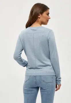 Minus New Laura - Vest - Dusty Blue Melange -Minus Winkel d00512c7484947f98392bccdf6195723