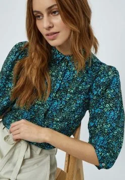 Minus Belia- Overhemdblouse - Bright Lime Print -Minus Winkel d00807f683a143009de1a252816960ab