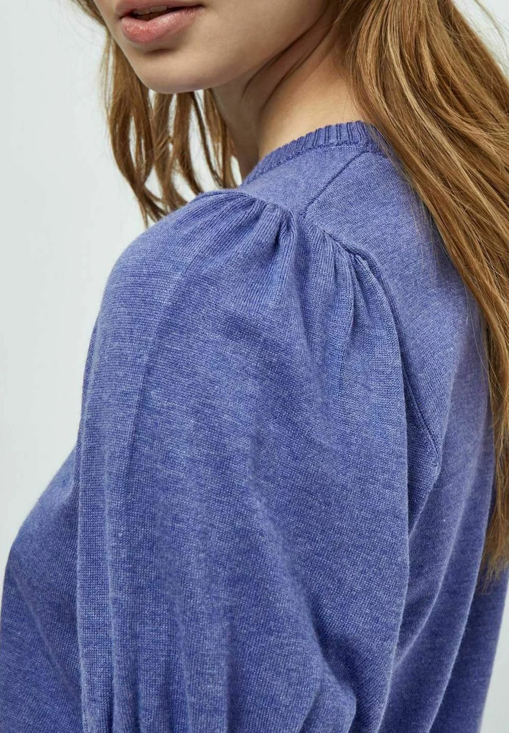 Minus Liva- T-Shirt Basic - Iris Bloom Purple Melange 6 Minus Liva- T-Shirt Basic - Iris Bloom Purple Melange - Afbeelding 4