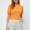 Minus Johanna- T-Shirt Basic - Orange Peel