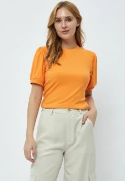 Minus Johanna- T-Shirt Basic - Orange Peel