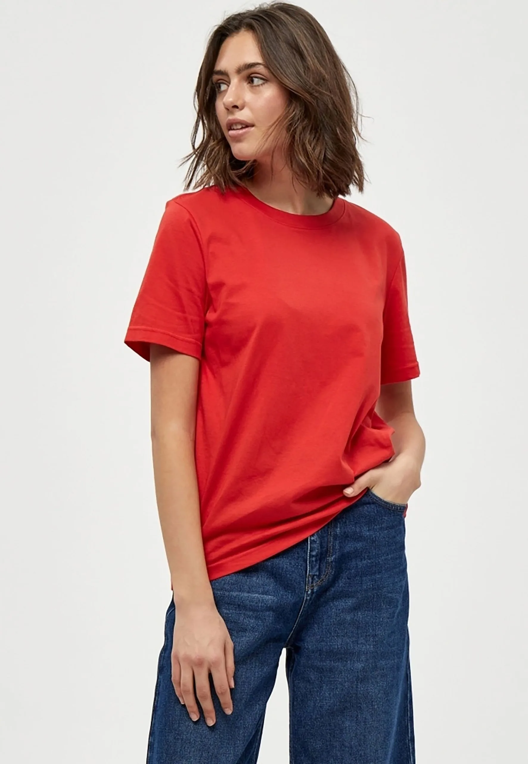 Minus Cathy - T-Shirt Basic - Lava Red 3 Minus Cathy - T-Shirt Basic - Lava Red