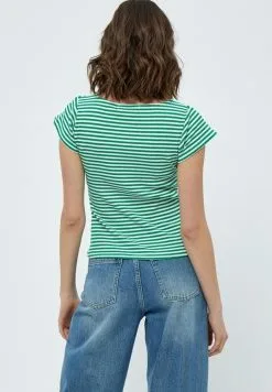 Minus Miajohanna Tee - T-Shirt Print - Green Field Stripes -Minus Winkel d5082b71a2d7425c9adaf55b0704b9ac