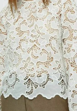 Minus Misala Long Sleeve - Blouse - White -Minus Winkel d543acce09364cc1a1179125c767d85f