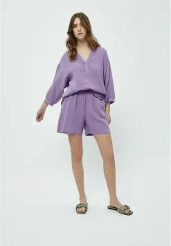 Minus Hemma 3/4 Sleeve- Blouse - Lupine Purple -Minus Winkel da30eb4860104759a2f5fde47431a318