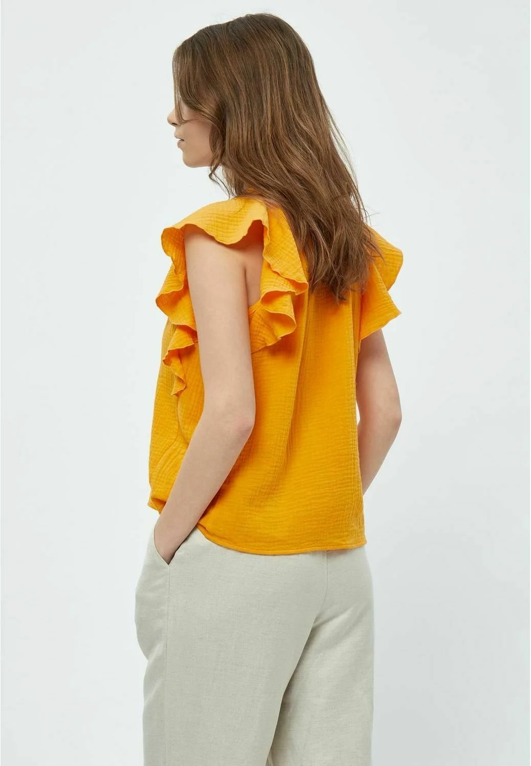 Minus Hemma- Blouse - Mango Sorbet 4 Minus Hemma- Blouse - Mango Sorbet - Afbeelding 2