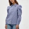 Minus Elayna- Overhemdblouse - Blue Zen Stripes