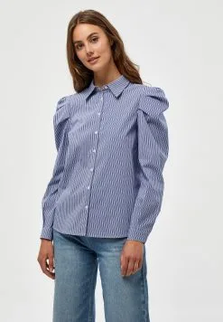 Minus Elayna- Overhemdblouse - Blue Zen Stripes