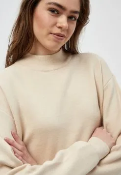 Minus JoseTurtleneck - Trui - Warm Sand Melange -Minus Winkel dd2f9ba5c4ba44928a32ddfdb362c64e