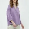 Minus Hemma 3/4 Sleeve- Blouse - Lupine Purple -Minus Winkel dd598a0786e94ba2a2a9a4b260011811