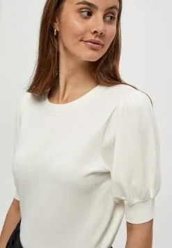 Minus Liva - T-Shirt Basic - Broken White -Minus Winkel defbbb1f2a9e44d4bc5d52ded5220f57