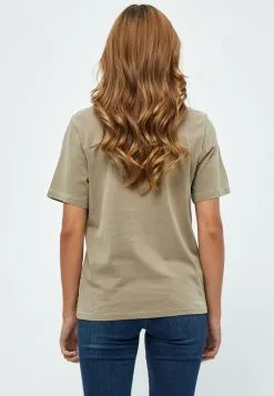 Minus Vilja- T-Shirt Print - Sand -Minus Winkel e09a02f5476f4e78a9a5fbe6828e3113