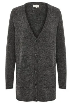 Minus Rosia Long - Vest - Dark Grey Melange -Minus Winkel e116b614715d45c28e6245dcefd87344