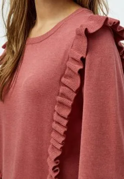 Minus Vesia - Trui - Dusty Cedar Red Melange -Minus Winkel e1688fa63b5748e3af987ccf63fcffa4