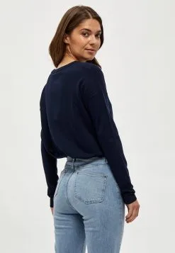 Minus Elne - Trui - Black Iris Solid 8 Minus Elne - Trui - Black Iris Solid -Minus Winkel e19466d5df104101a6264bd3e54cc401