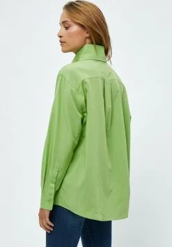 Minus Lamira- Overhemdblouse - Lime Green -Minus Winkel e1d4186d03644950aac271447fadf48a