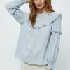 Minus Mathilda - Blouse - Ice Blue -Minus Winkel e1e74d07a26c44ba8fd7e6900a2fae26