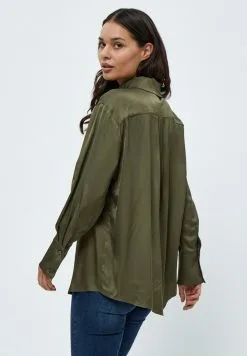 Minus Kamia Oversized - Overhemdblouse - Ivy Green -Minus Winkel e424c08c5c8e439db8d356e66b348fec