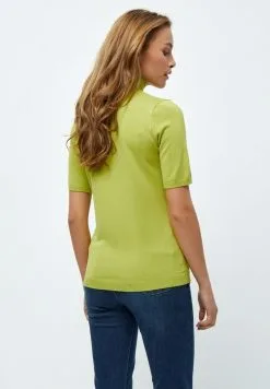 Minus Lima Roll Neck - T-Shirt Basic - Bright Lime -Minus Winkel e591eb1e889c40c4b21d56372cb6893e