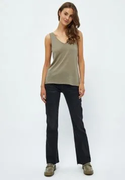 Minus Carli- Top - Khaki -Minus Winkel e699ec7de0104bd18acbf5be2a0dd915