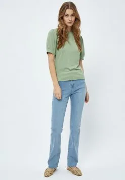 Minus Johanna- T-Shirt Basic - Basil Green -Minus Winkel e785f876486f4d88a9f601ed04fbdc2c