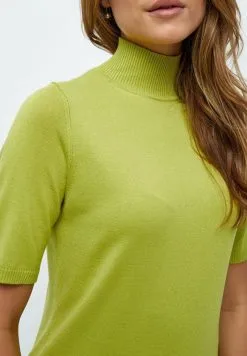 Minus Lima Roll Neck - T-Shirt Basic - Bright Lime -Minus Winkel e8b02a84046a4bad9198ee17dfa12a8b