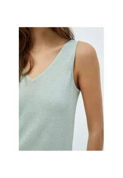 Minus Carli- Top - Frosted Mint Lurex -Minus Winkel e9a6efdefe4243f0a292f012c8fc5b33