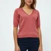 Minus Milla - T-Shirt Basic - Dusty Cedar Red Melange 1 Minus Milla - T-Shirt Basic - Dusty Cedar Red Melange -Minus Winkel ec464496b7e141a490e772788a7673e3
