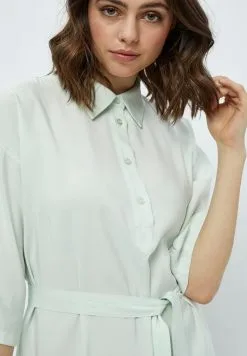 Minus Kiara - Blousejurk - Frosted Mint -Minus Winkel ecd594fdc4a346e1936e40c085b763f9