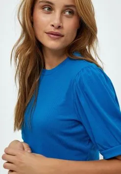 Minus Johanna- T-Shirt Basic - Ocean Blue -Minus Winkel edf5b55fddf34c99bb36b4cf3e2e8513