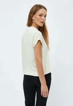 Minus Frikka Cap Sleeve - T-Shirt Basic - Light Birch -Minus Winkel ee729c2ec7ae4e6a9f4c2231899c4b13