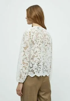 Minus Misala Long Sleeve - Blouse - White -Minus Winkel f344817cbe244b8e8f89d9ff34f2199d