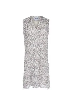 Minus Rikka Sleeveless- Jurk - Frosted Mint Flower Print -Minus Winkel f47909ba865c4a15b7041e86138c9ccf