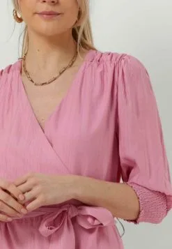 Minus Salmia Short 3/4 - Jurk - Roze -Minus Winkel f5772ebfd52f4c3097542674e0788242