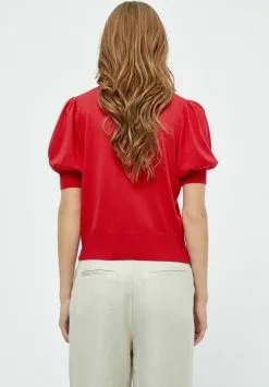 Minus Liva - T-Shirt Basic - Lollipop Red -Minus Winkel f73f4b952fbf4e9792e7a43f6a6cf927