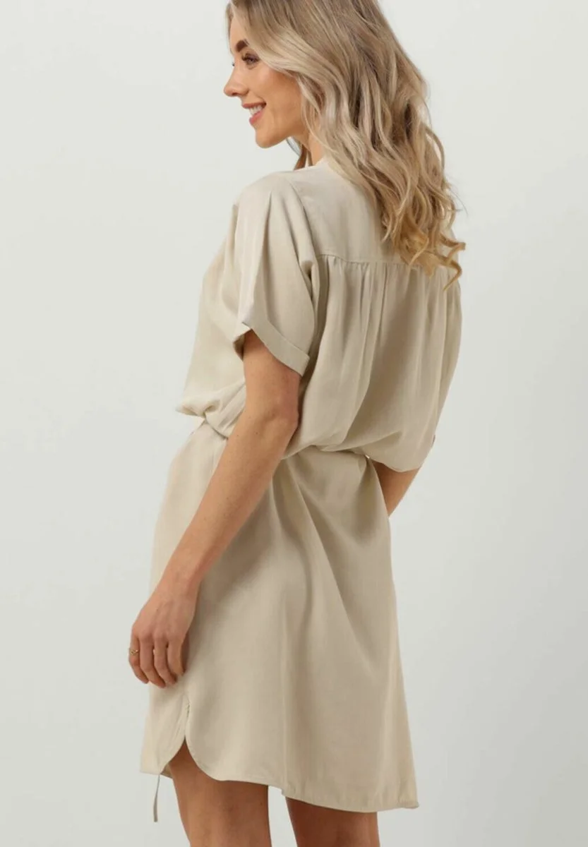 Minus Nilin- Blousejurk - Zand 4 Minus Nilin- Blousejurk - Zand - Afbeelding 2